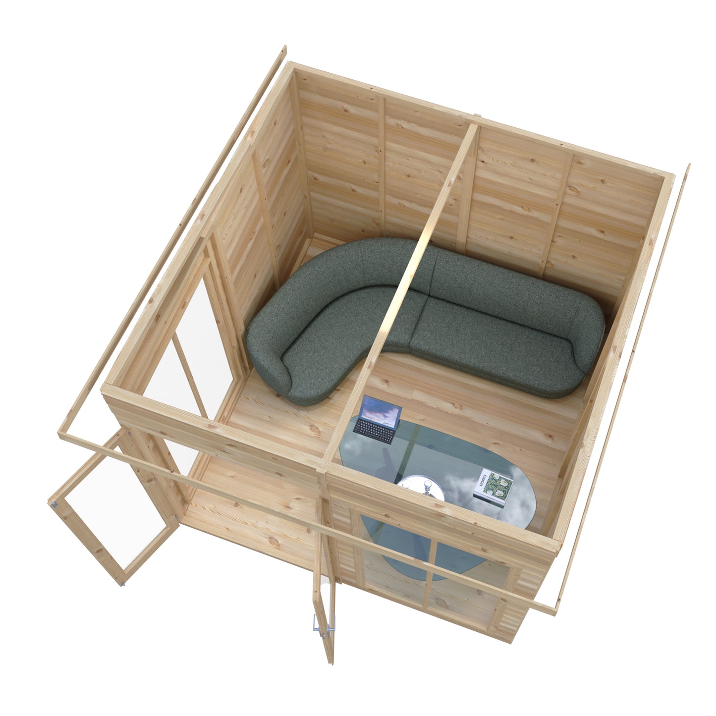 Shire Lela Pent Summerhouse 8x8