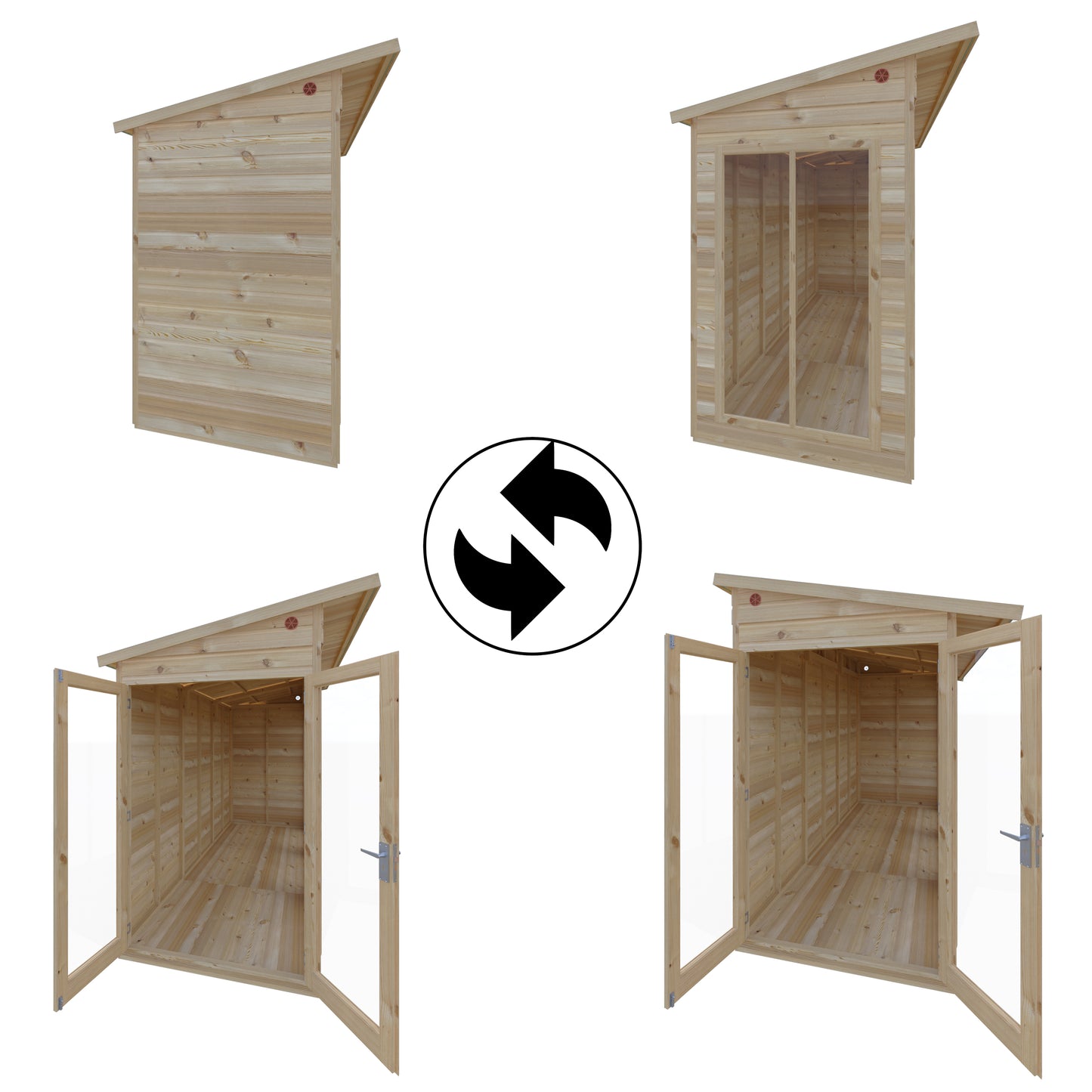 Shire Lela Pent Summerhouse 12x4
