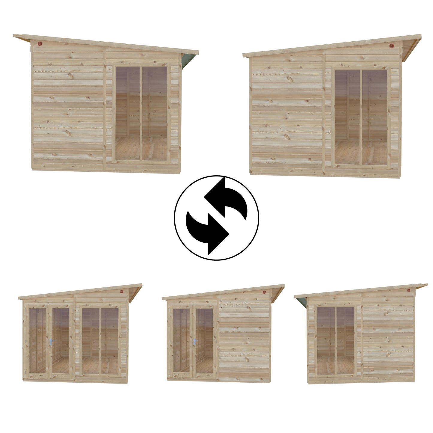 Shire Lela Pent Summerhouse 8x8