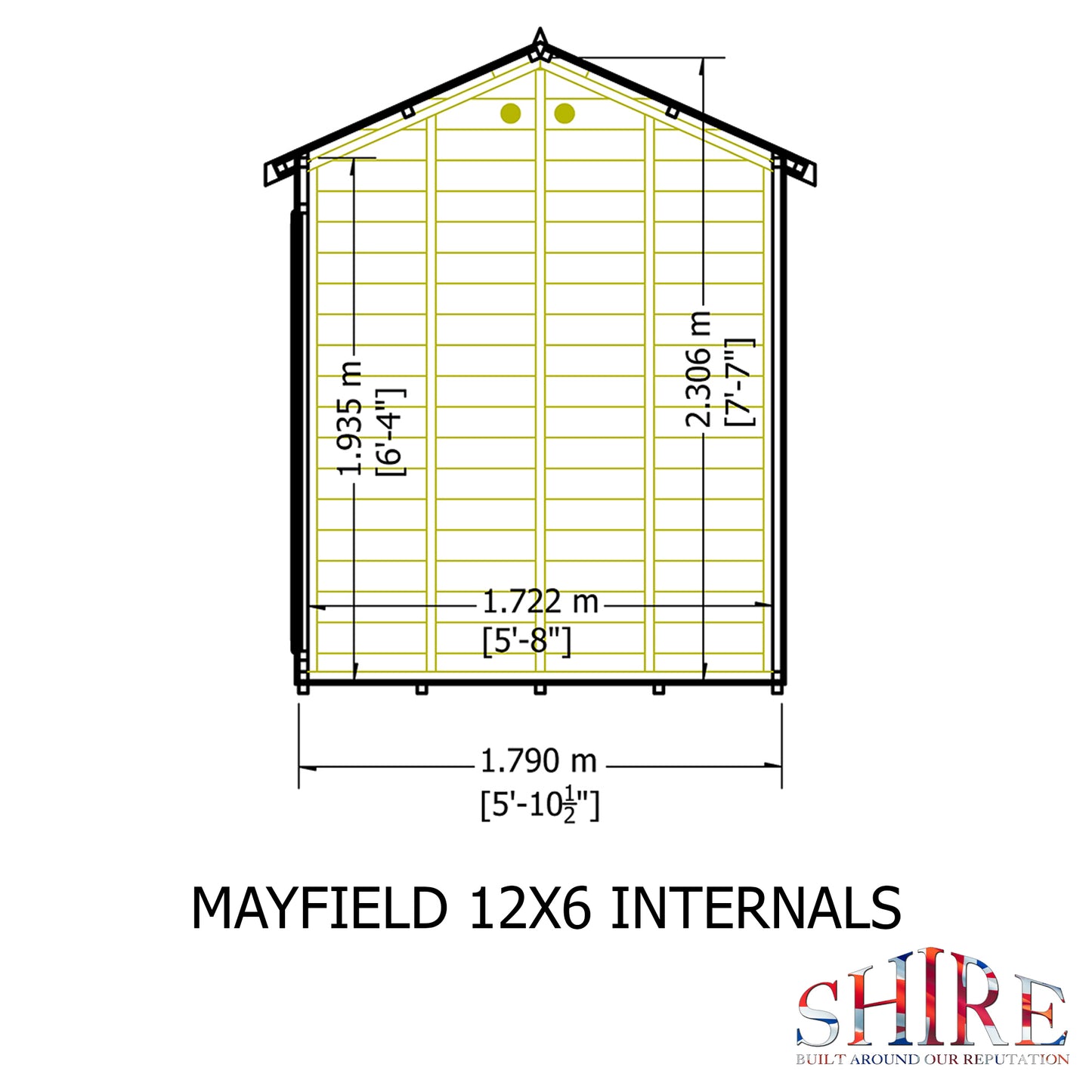 Shire Mayfield Summerhouse 12x6