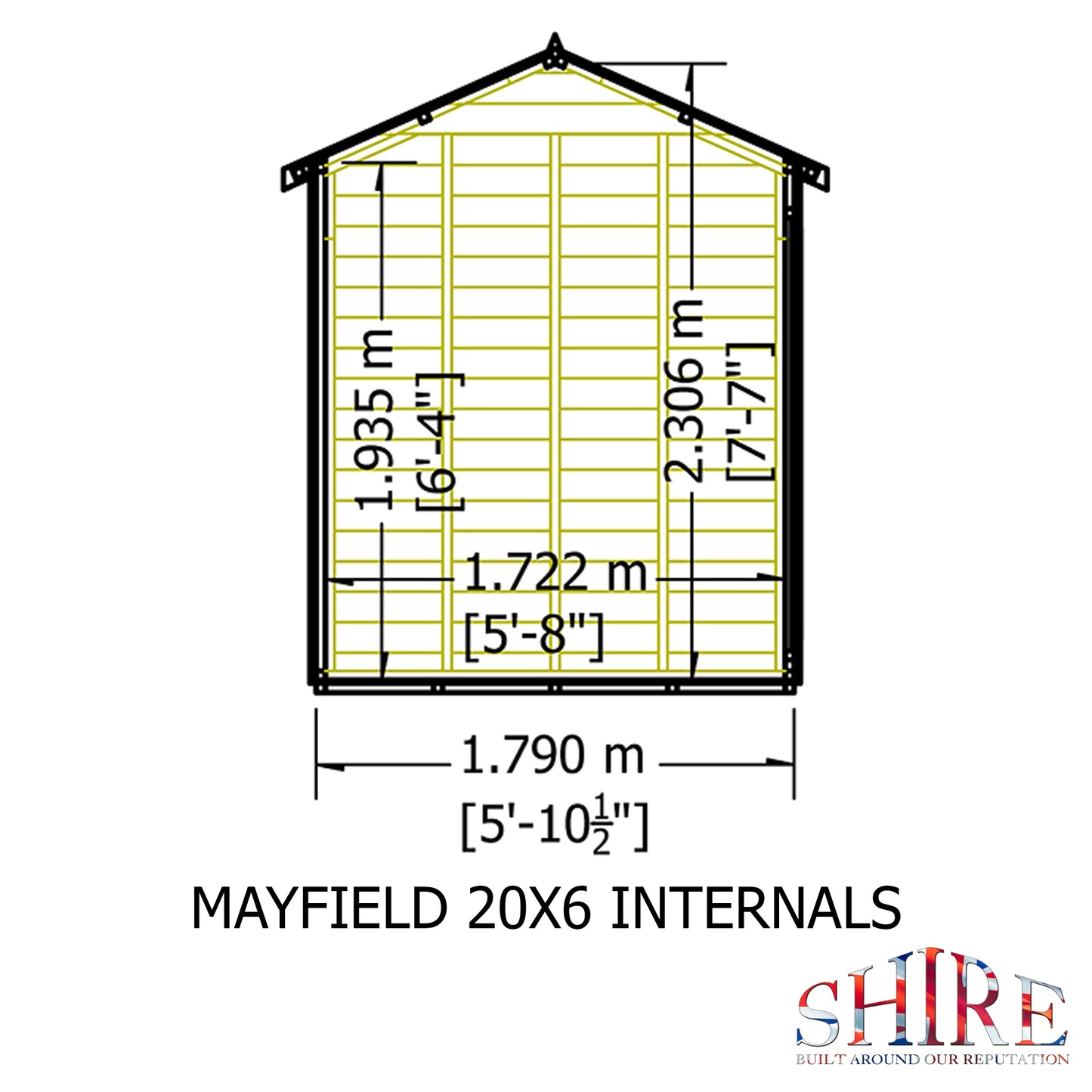 Shire Mayfield Summerhouse 20x6