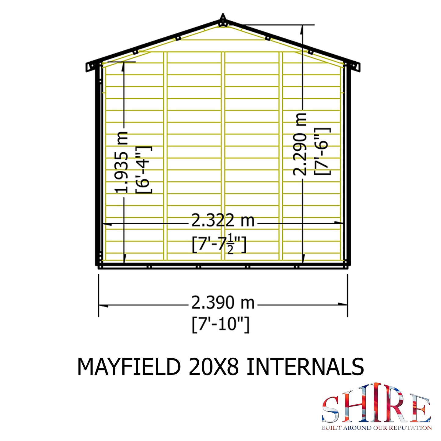 Shire Mayfield Summerhouse 20x8