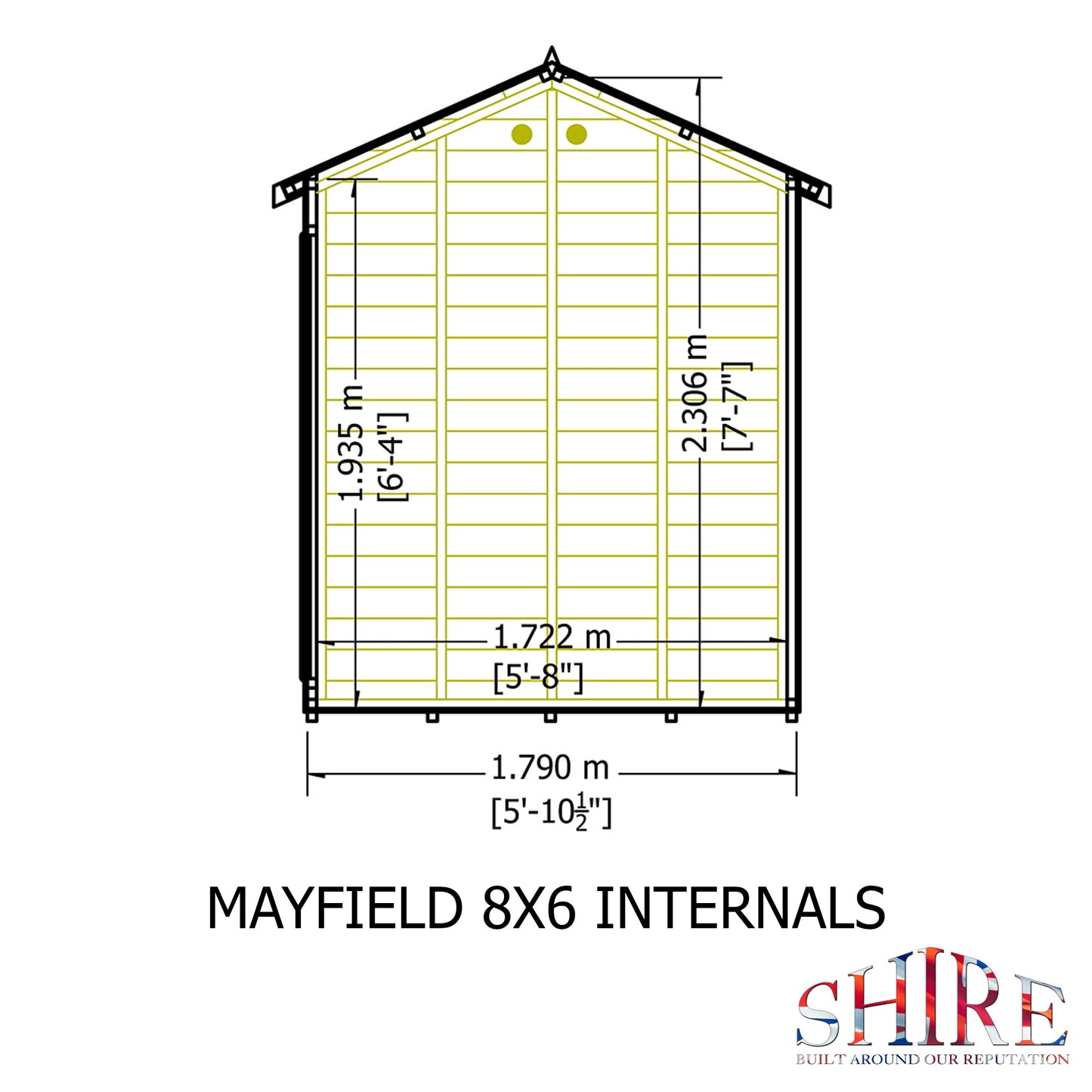 Shire Mayfield Summerhouse 8x6