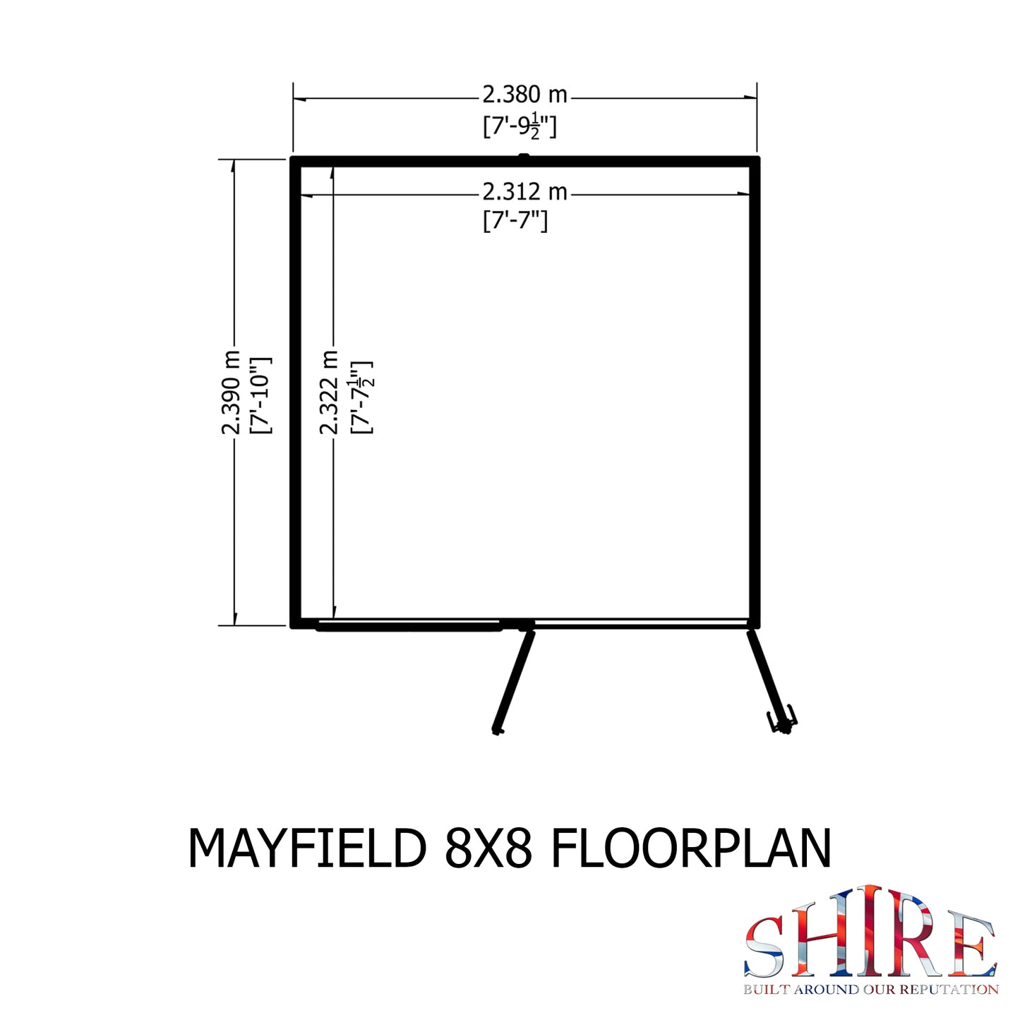 Shire Mayfield Summerhouse 8x8