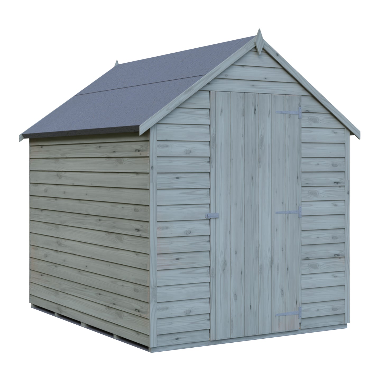Shire Apex Pressure Treated Overlap Value Garden Shed 7x5