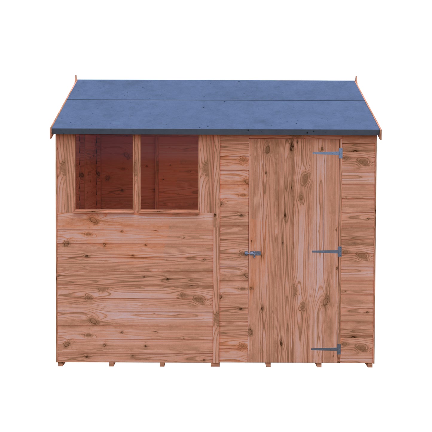 Shire Reverse Apex Dip Treated Amaryllis Overlap Garden Shed 8x6