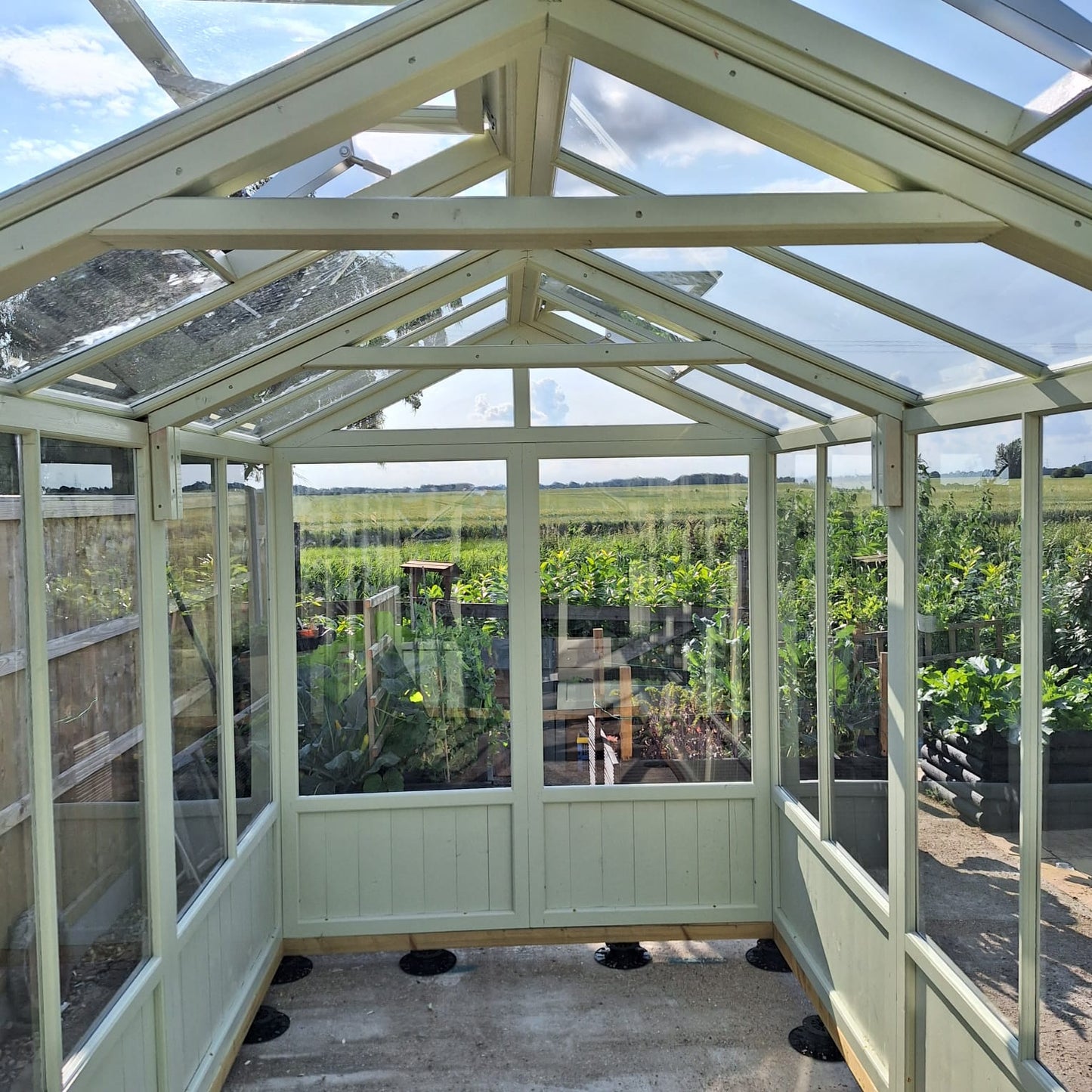 Shire Holkham Wooden Apex Greenhouse 6' x 12'