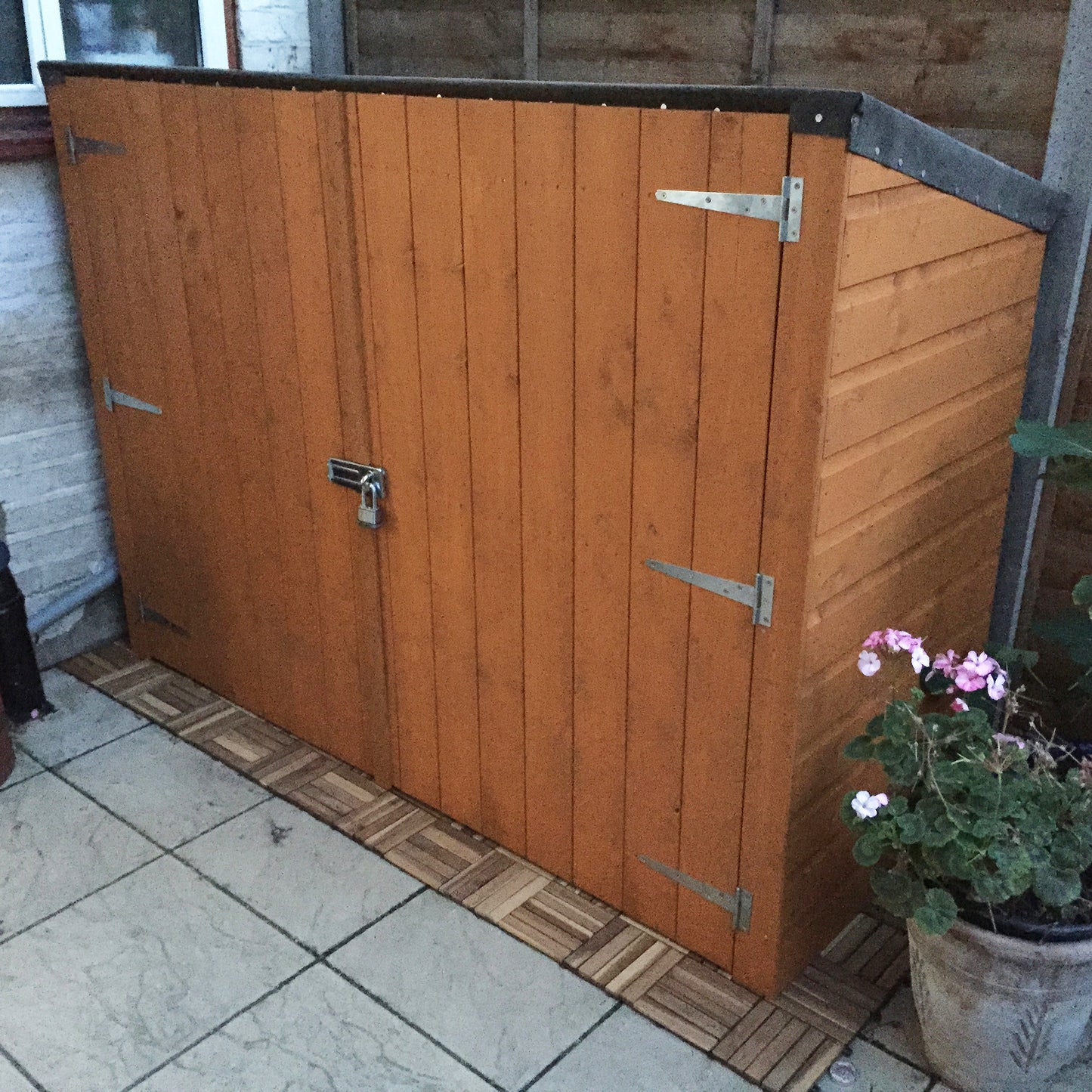 Shire Shiplap Bike Storage Pent Roof without floor 6'x3'