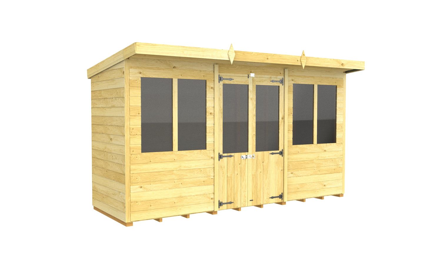 Elmstead Pent Summerhouse External Left View