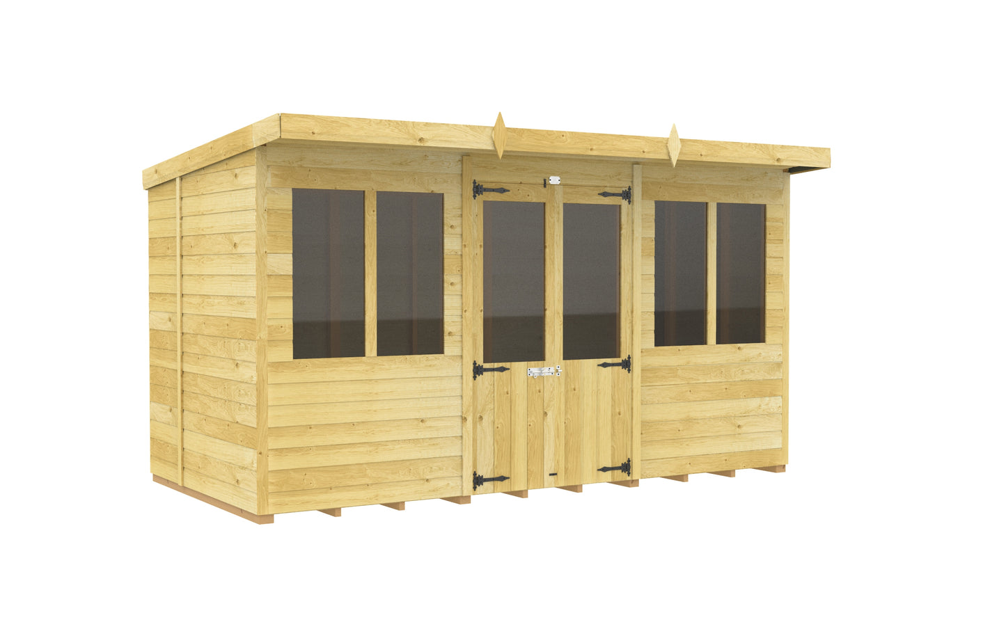 Elmstead Pent Summerhouse External Left View