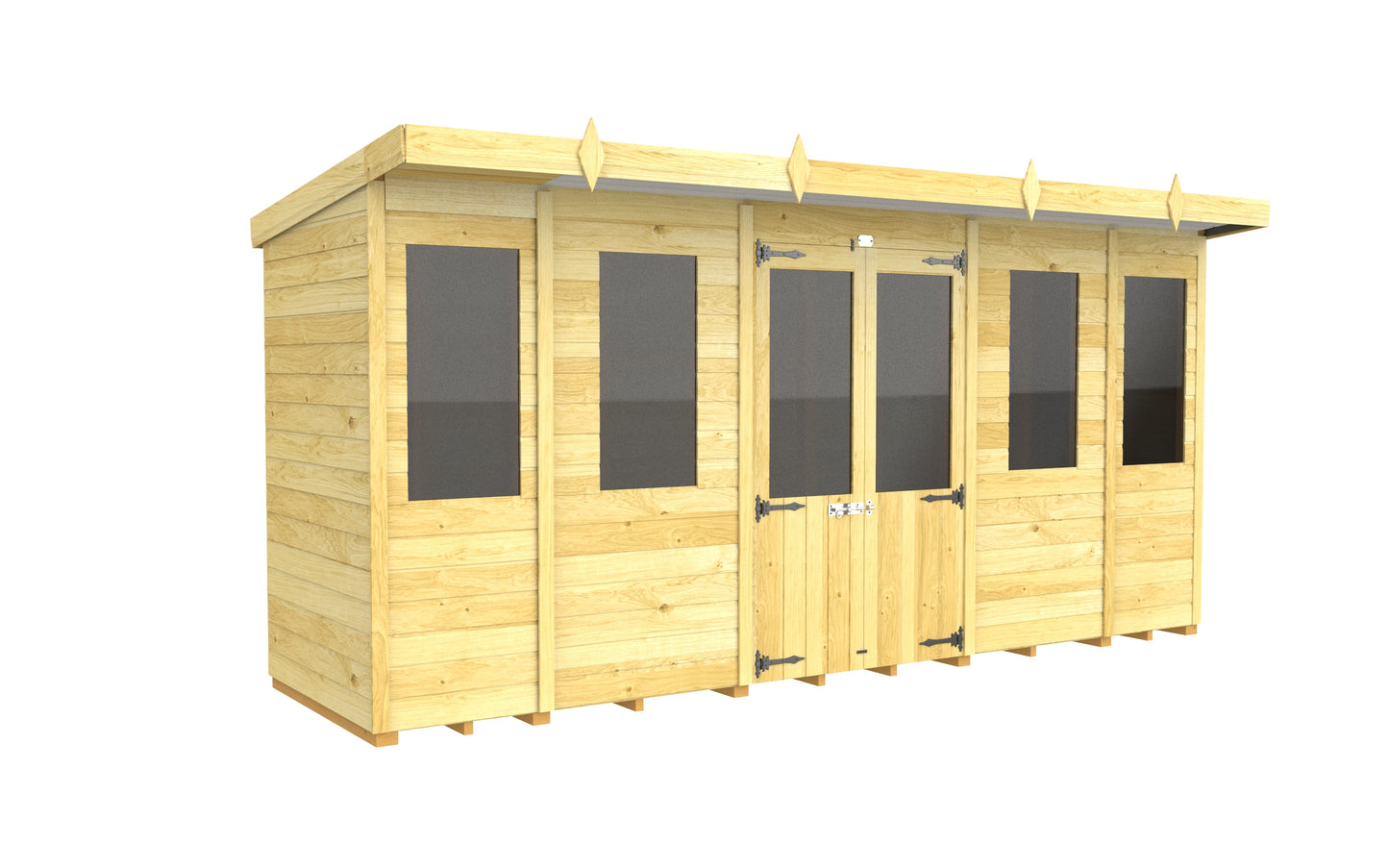 Elmstead Pent Summerhouse External Left View