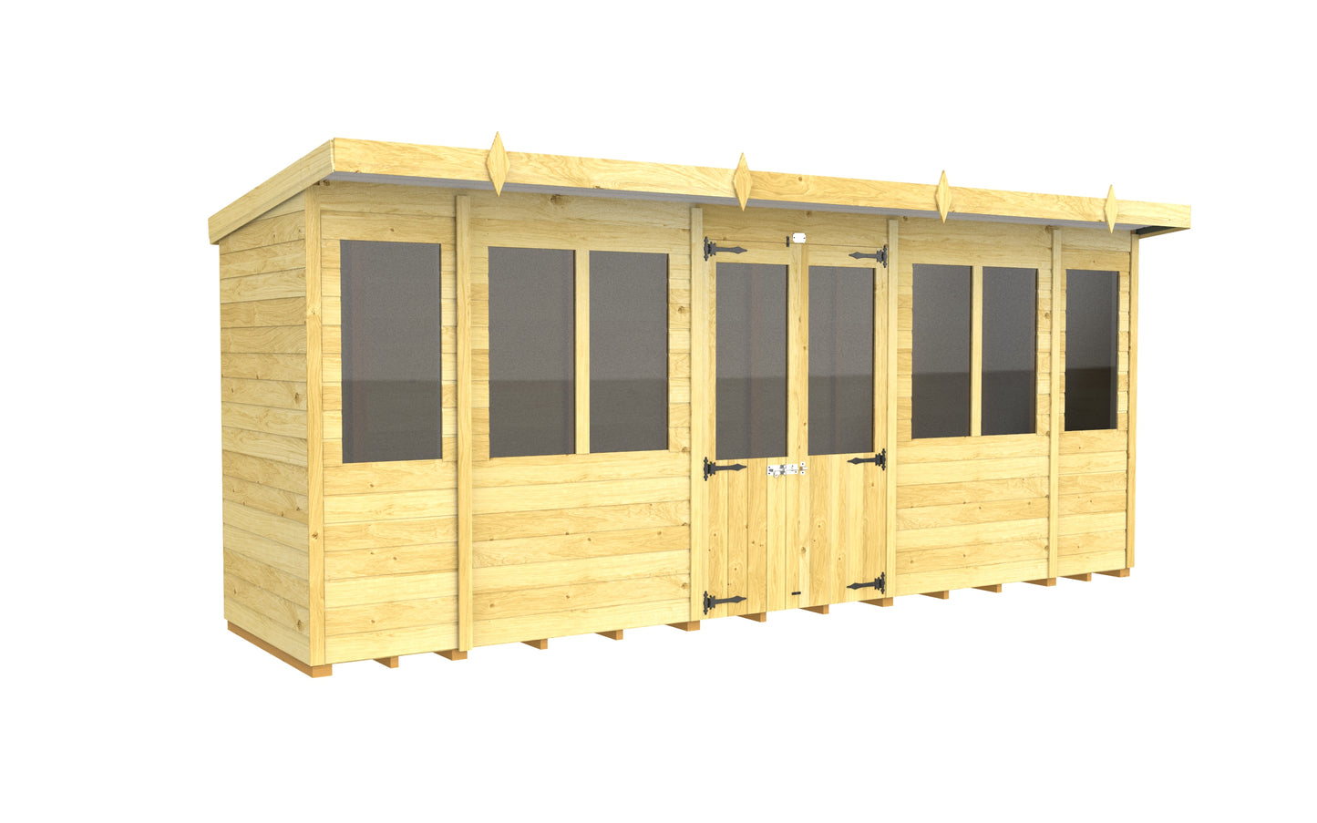 Elmstead Pent Summerhouse External Left View
