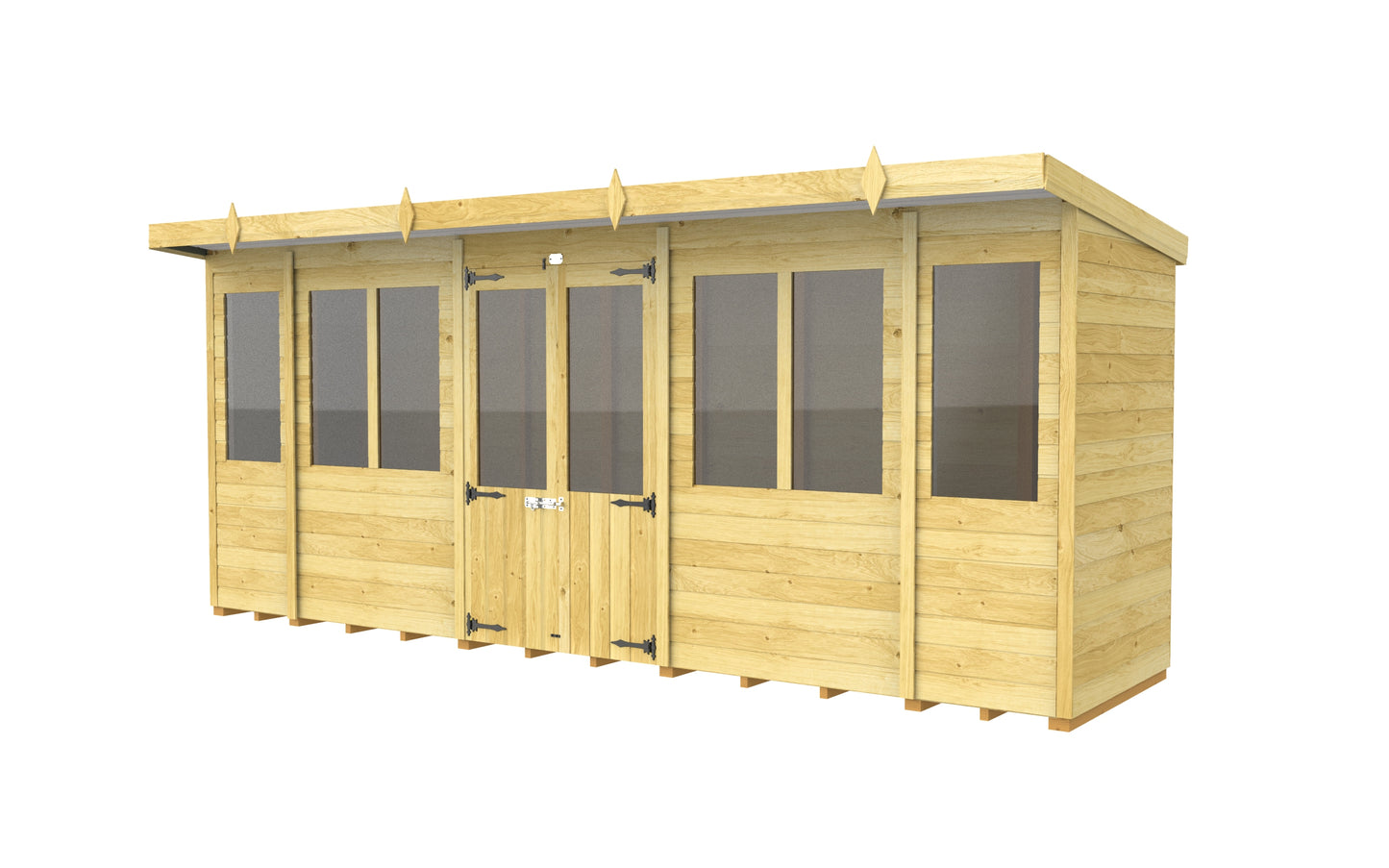 Elmstead Pent Summerhouse External Right View