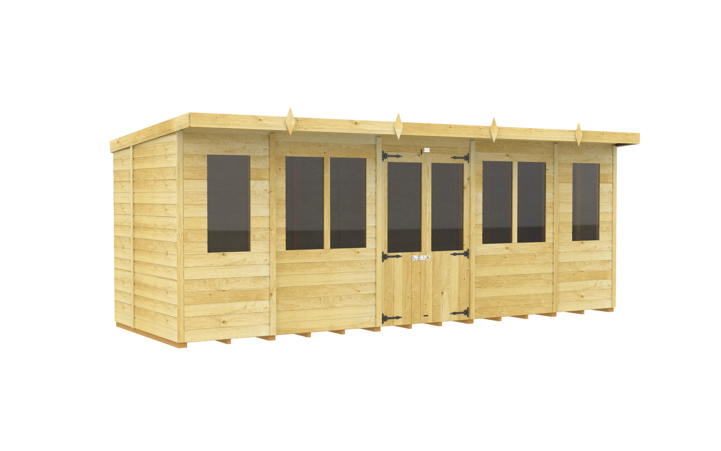 Elmstead Pent Summerhouse External Left View