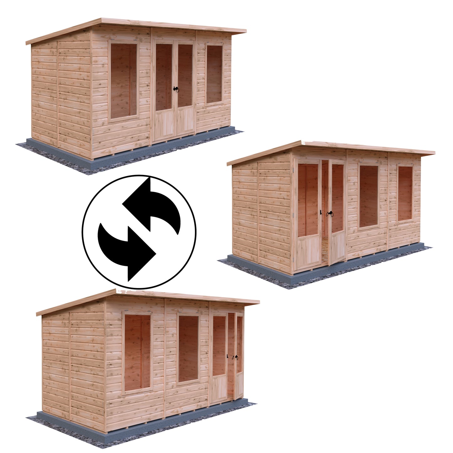 Shire Peony Pent Summerhouse 12x6