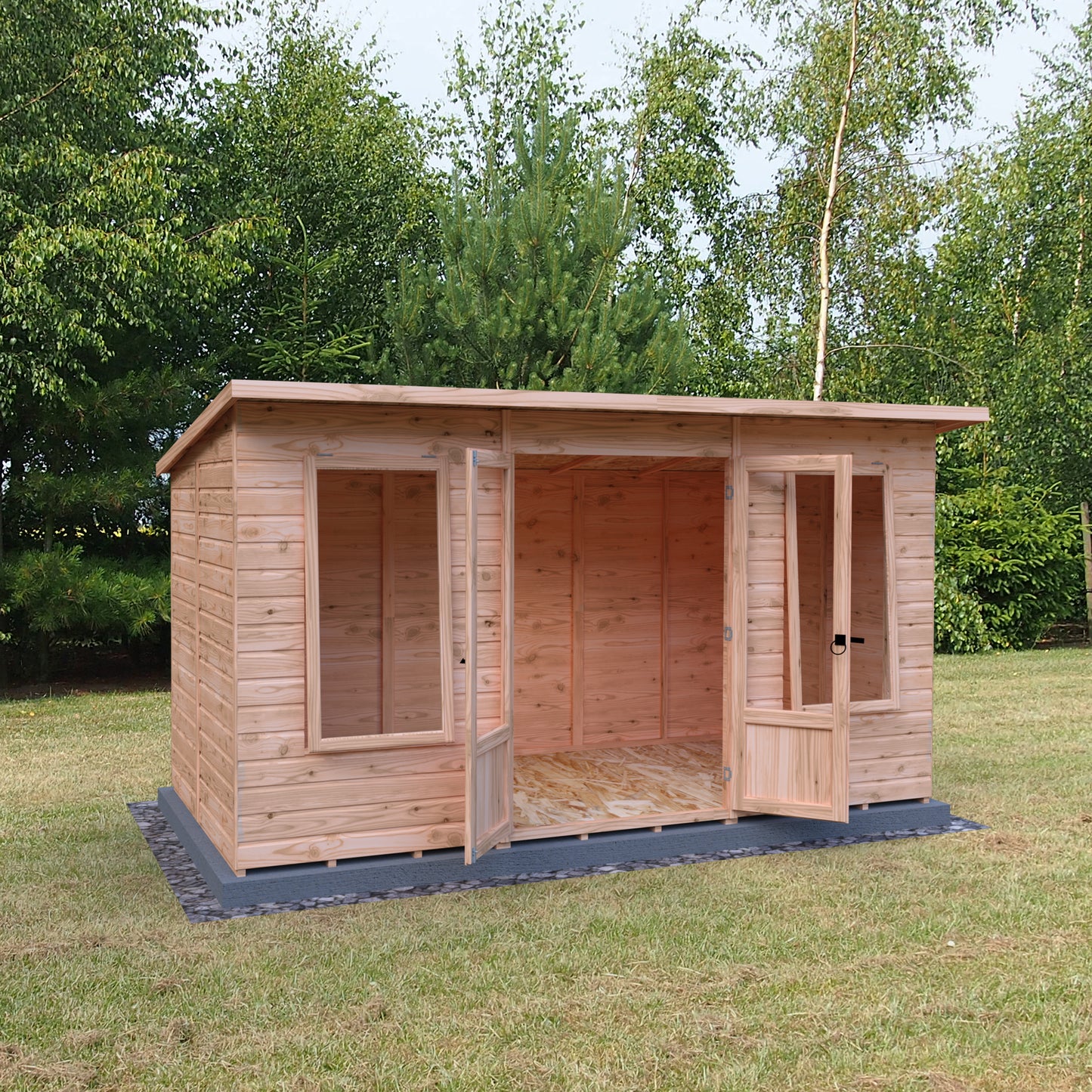 Shire Peony Pent Summerhouse 12x6
