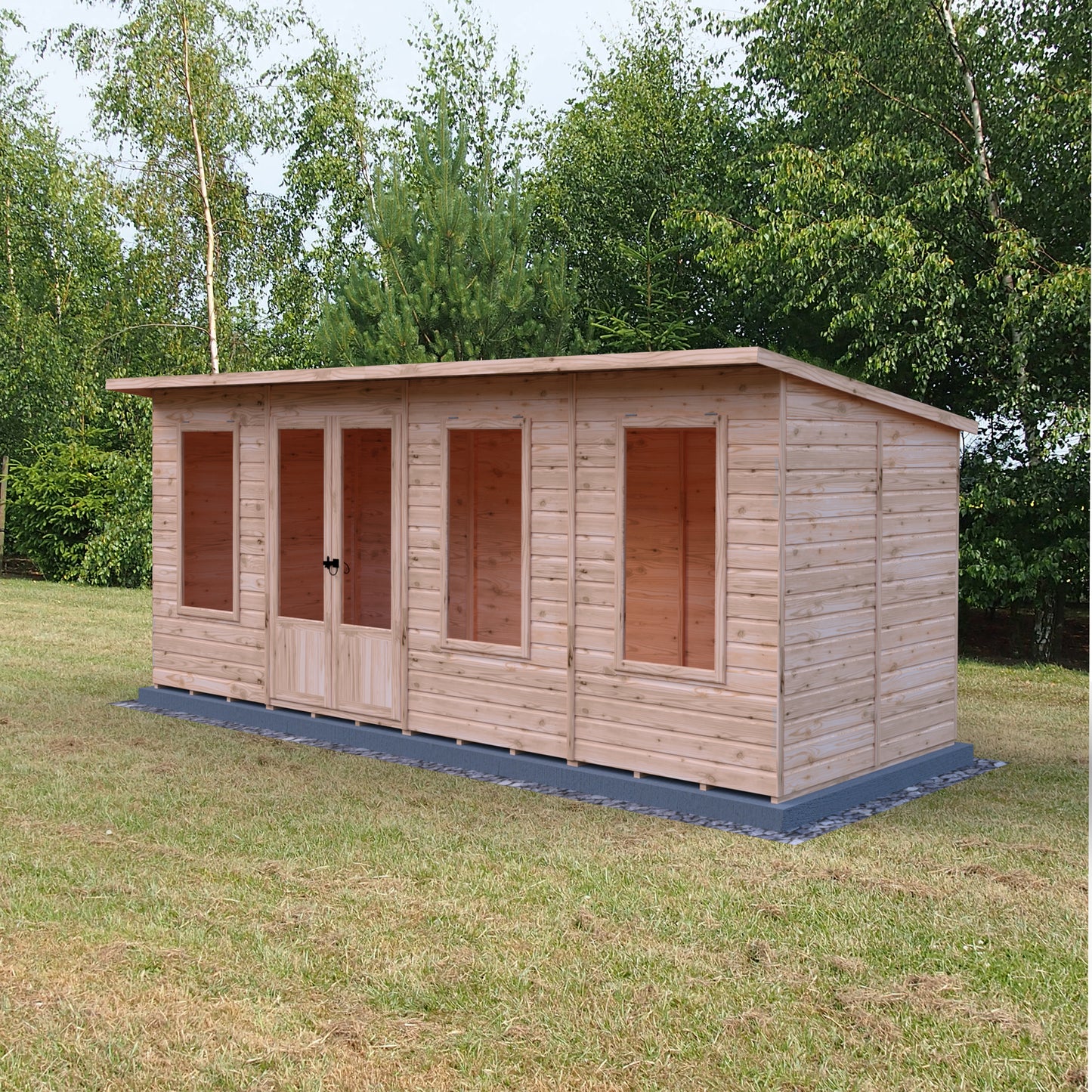 Shire Peony Pent Summerhouse 16x6