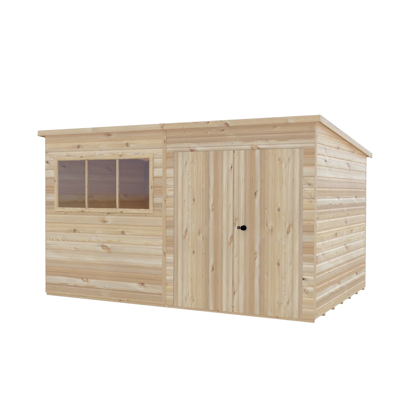 Shire Ranger Pent Premium Shiplap Garden Shed 12x8