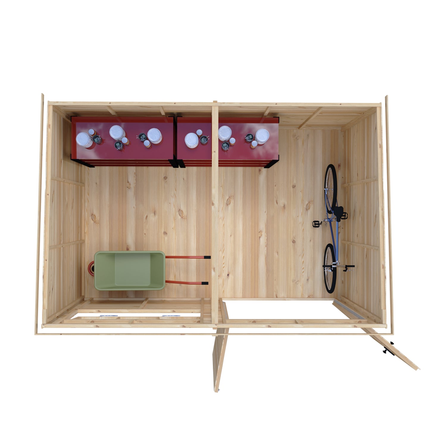 Shire Ranger Pent Premium Shiplap Garden Shed 12x8