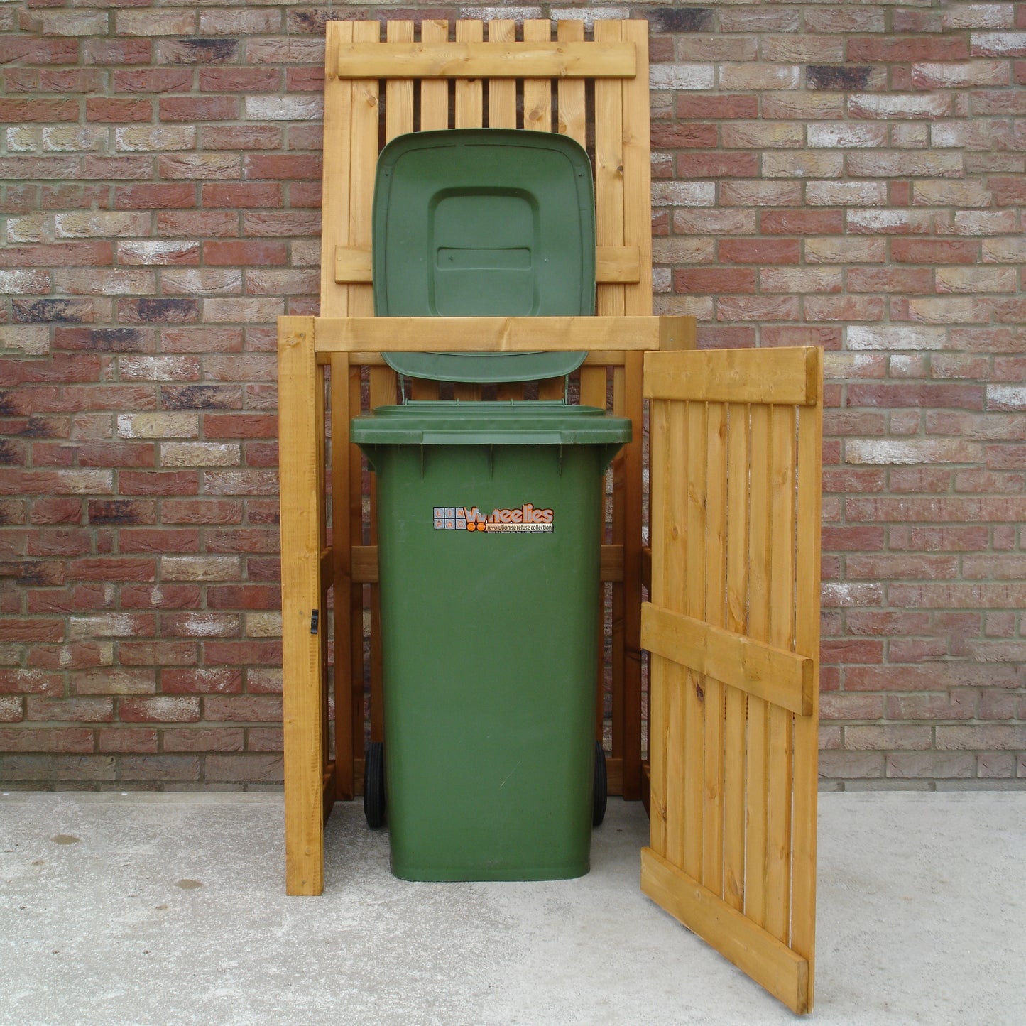 Shire Wooden Wheelie Bin Store Single Bin