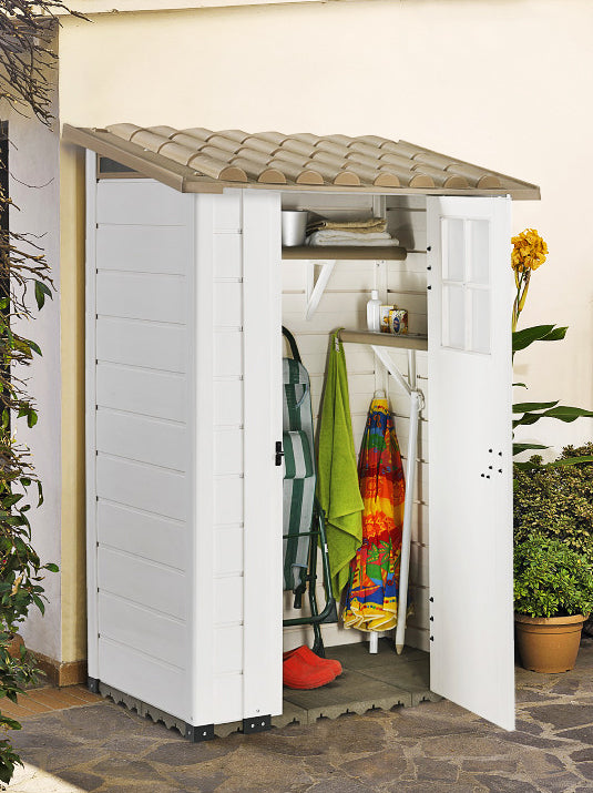 Shire Tuscany Evo PVC Plastic Garden Shed Evo 100