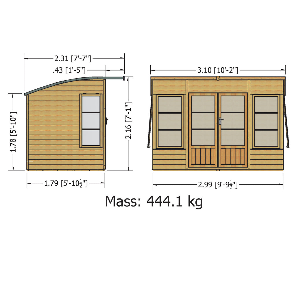 Shire Orchid Summerhouse 10x6