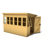Shire Sun Pent Shiplap Potting Shed 10x6
