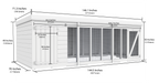 Elmstead Standard Height Dog Kennel And Run Dimensional Drawings