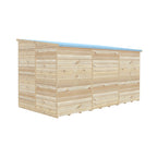 Shire Pent Shiplap Tongue & Groove Garden Shed 12x6