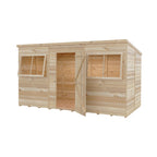 Shire Pent Shiplap Tongue & Groove Garden Shed 12x6