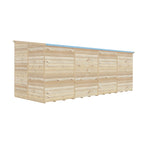 Shire Pent Shiplap Tongue & Groove Garden Shed 16x6