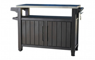 Keter Unity XL Outdoor Kitchen Prep Cart with Storage