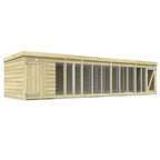 Elmstead Standard Height Dog Kennel And Run External View
