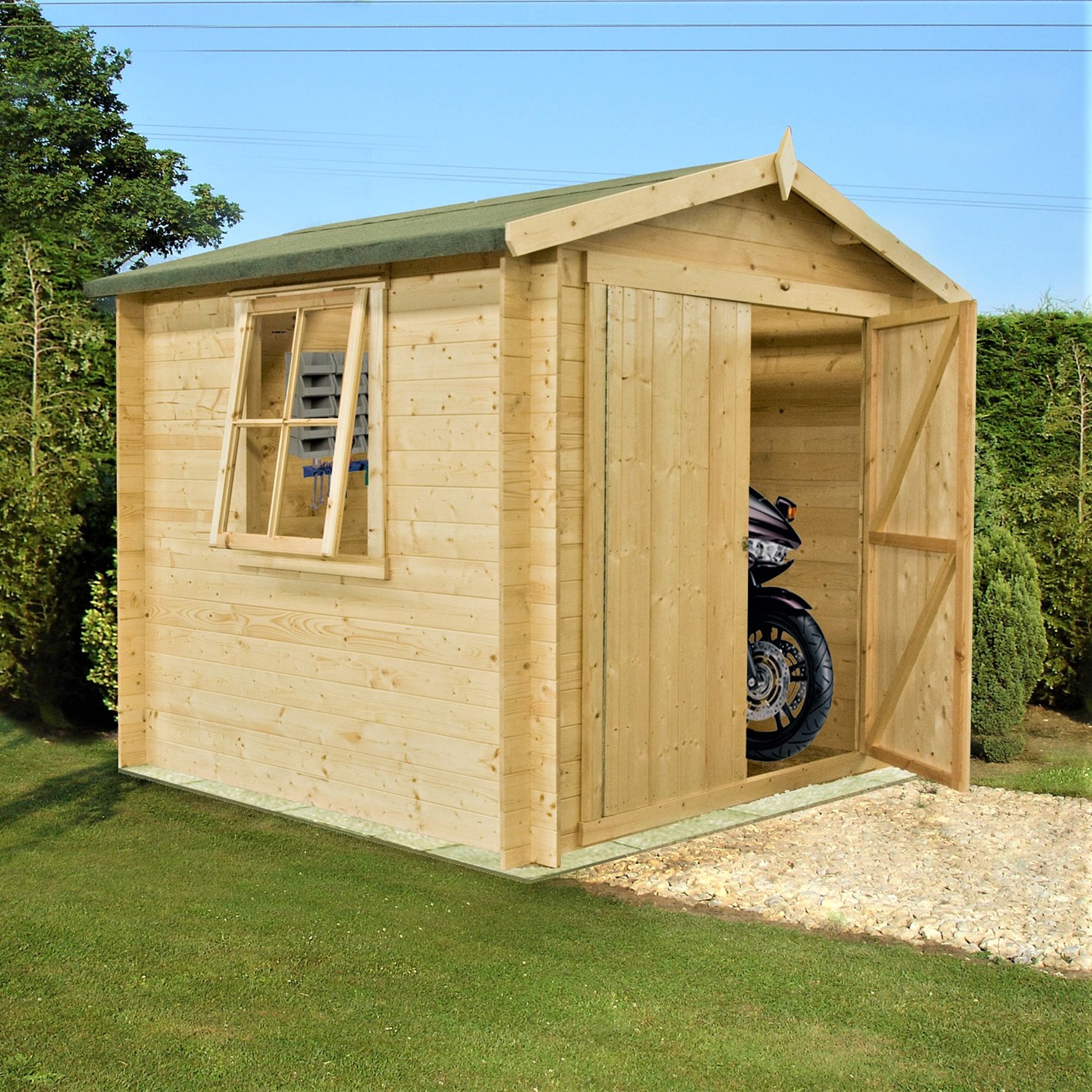 Shire Bradley 19mm Log Cabin 10x10