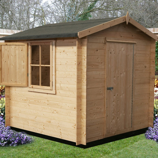 Shire Camelot 19mm Log Cabin 7x7