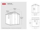 Keter Darwin Shed - Brown