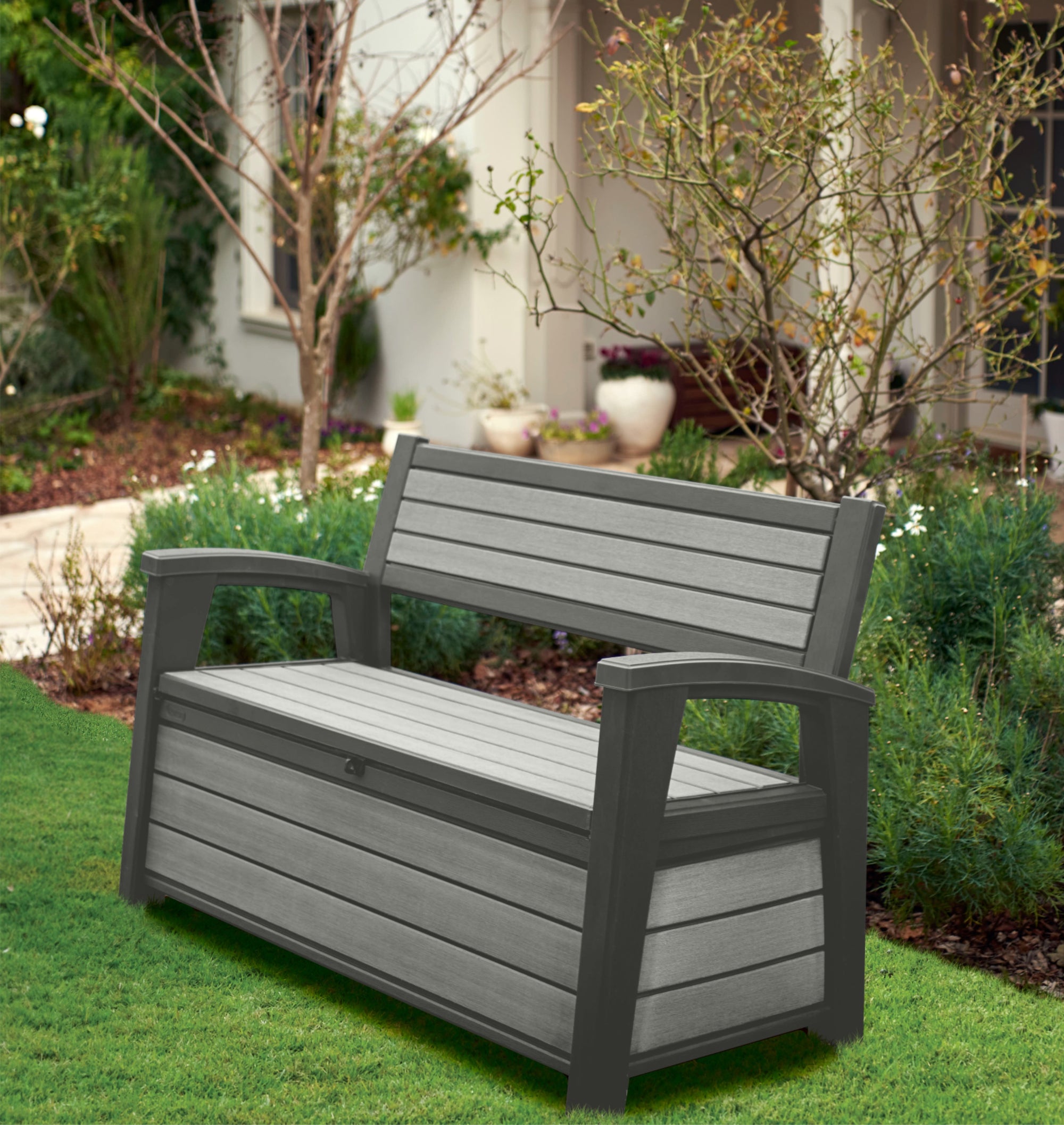 Keter Hudson Garden Storage Bench 227L