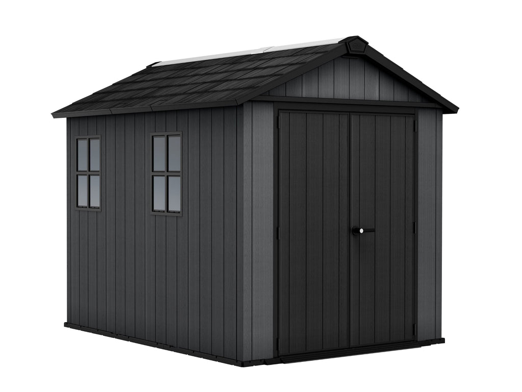 Keter Newton Plus Resin Shed Grey - 15 Year Guarantee