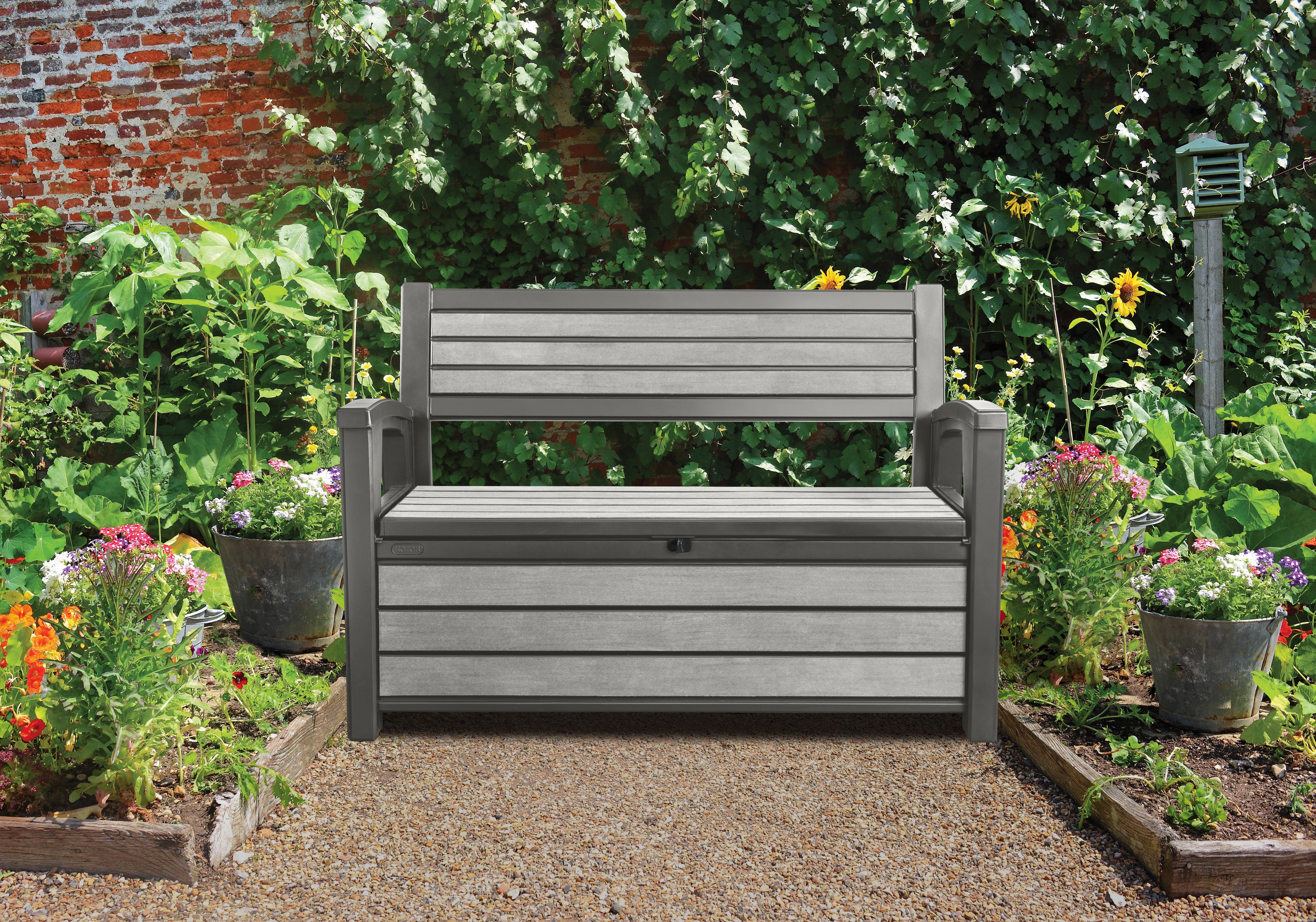Keter Hudson Garden Storage Bench 227L