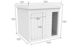 Elmstead Standard Height Dog Kennel And Run Dimensional Drawings