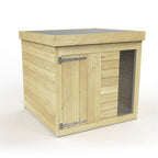 Elmstead Standard Height Dog Kennel And Run External View