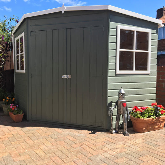 Shire Pressure Treated Shiplap Corner Shed 7x7