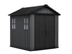 Keter Newton Plus Resin Shed Grey - 15 Year Guarantee