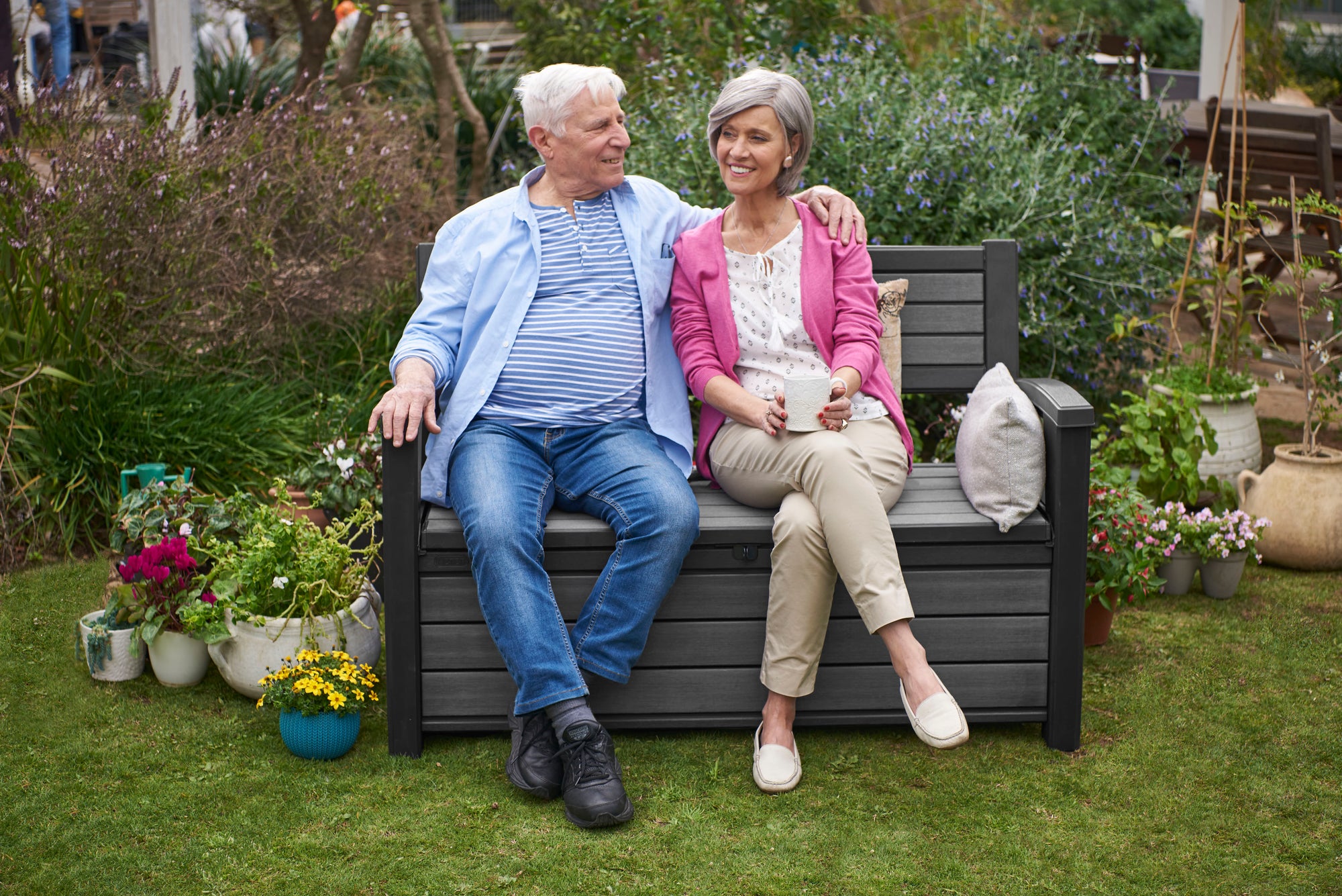 Keter Hudson Garden Storage Bench 227L
