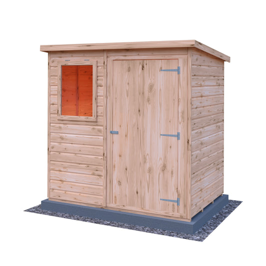 Shire Pent Shiplap Tongue & Groove Garden Shed 6x4