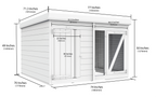 Elmstead Standard Height Dog Kennel And Run Dimensional Drawings