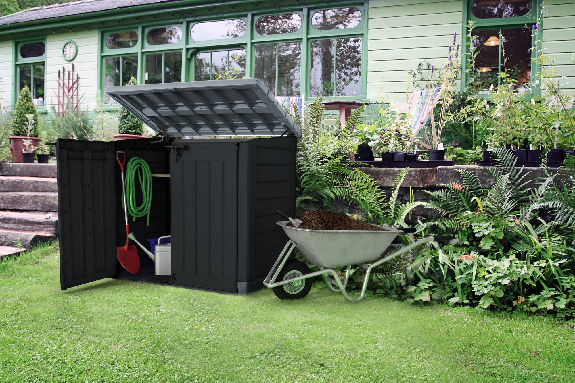 Keter Hideaway XL Garden Storage / Waste Bin Storage