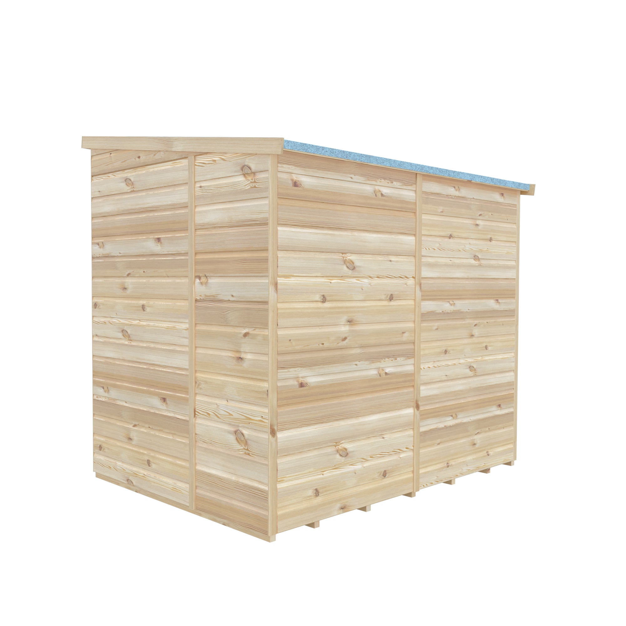 Shire Pent Shiplap Tongue & Groove Garden Shed 7x5