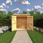 Shire Pent Shiplap Tongue & Groove Garden Shed 7x5