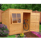 Shire Pent Shiplap Tongue & Groove Garden Shed 7x7